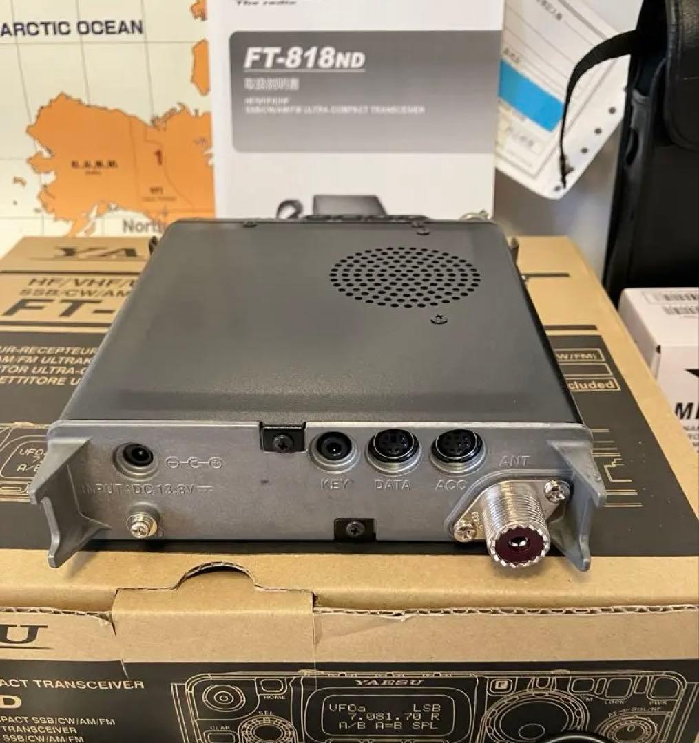 YAESU FT-818ND HF〜430 使用少 美品 スピーカーマイク付