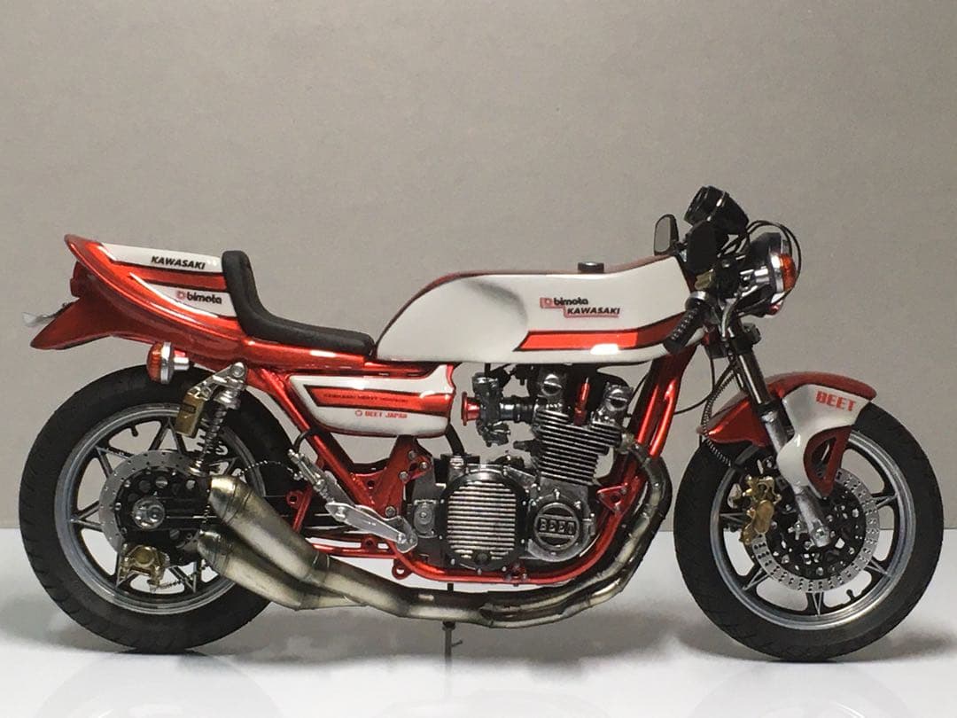 アオシマ Kawasaki Z1 1/12 プラモデル カスタム完成品