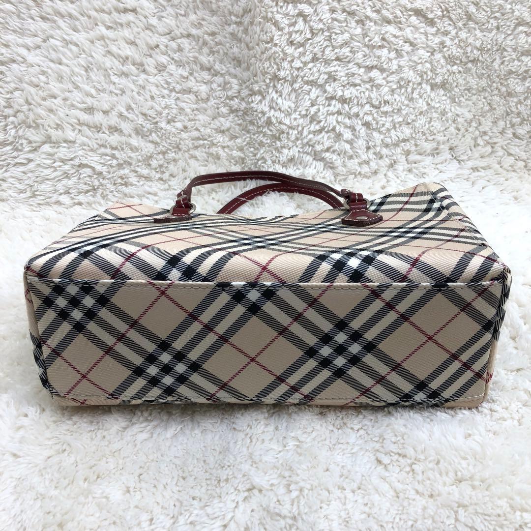 BURBERRY BLUE LABEL ノバチェック ハンドバッグ ベージュ