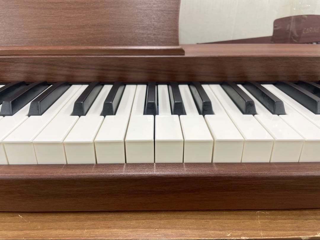 電子ピアノ88鍵盤　給電タイプ　木目調ボディ　マホガニー