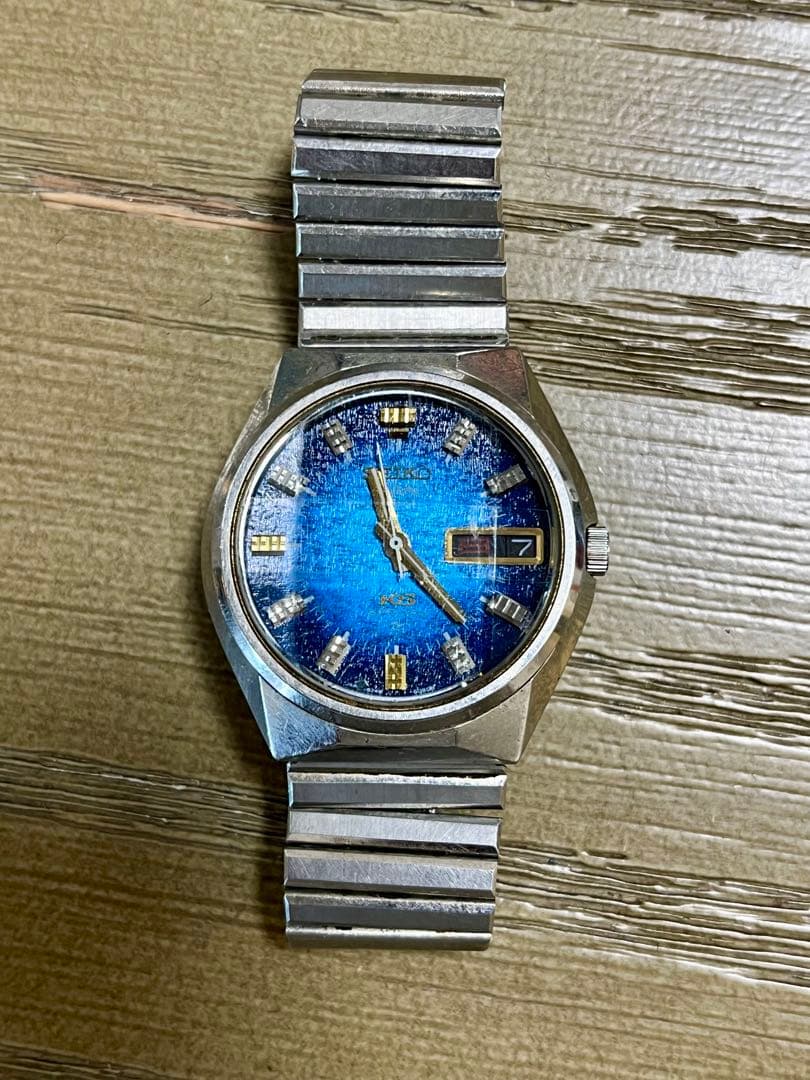 SEIKO KS キングセイコー 自動巻 青文字盤
