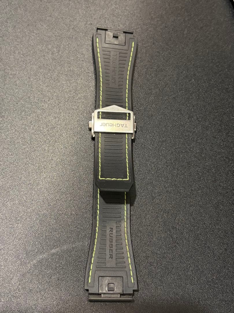 【美品】タグホイヤーコネクテッド 交換用ベルト ラバー×ステッチ