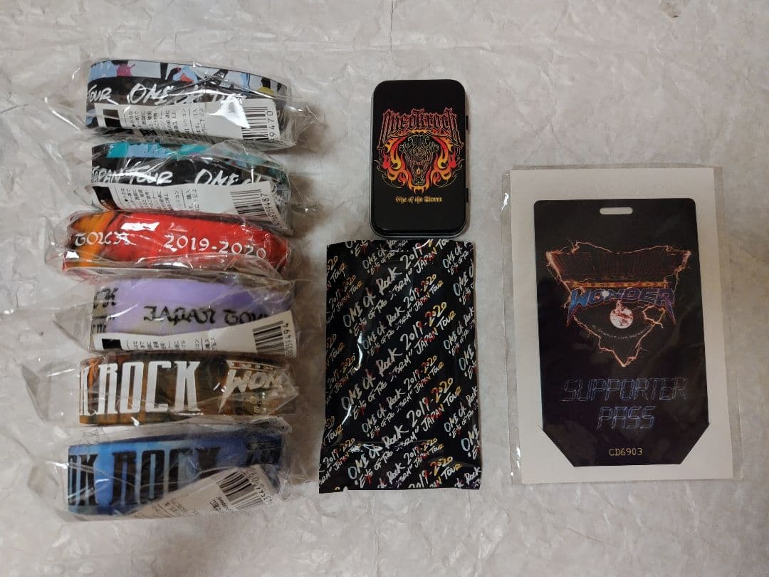 ONE OK ROCK ワンオクロック ラバーバンド 缶ケース グッズセット