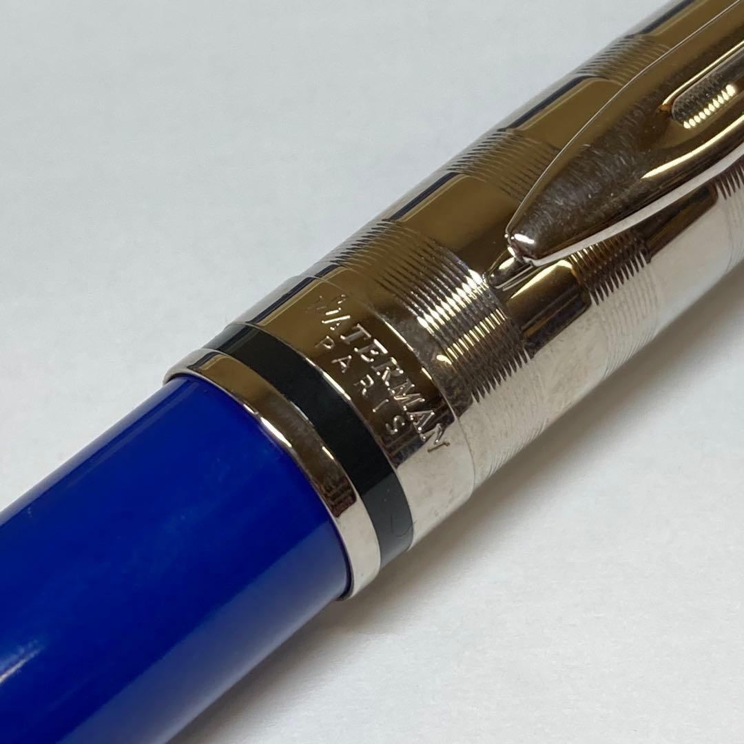美品★ウォーターマン ボールペン エキスパート デラックス ブルー　K274