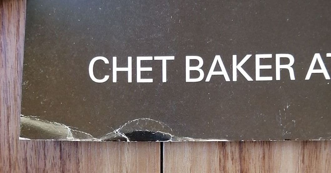 【貴重】チェット・ベイカー　Chet Baker　ポスター　ヴィンテージ