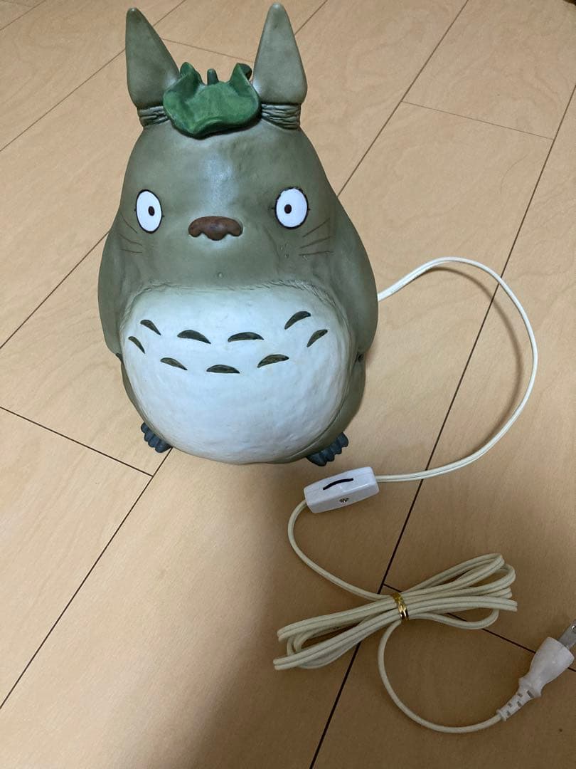 ジブリ　トトロ型ランプ 陶器製 ルームランプ　レア