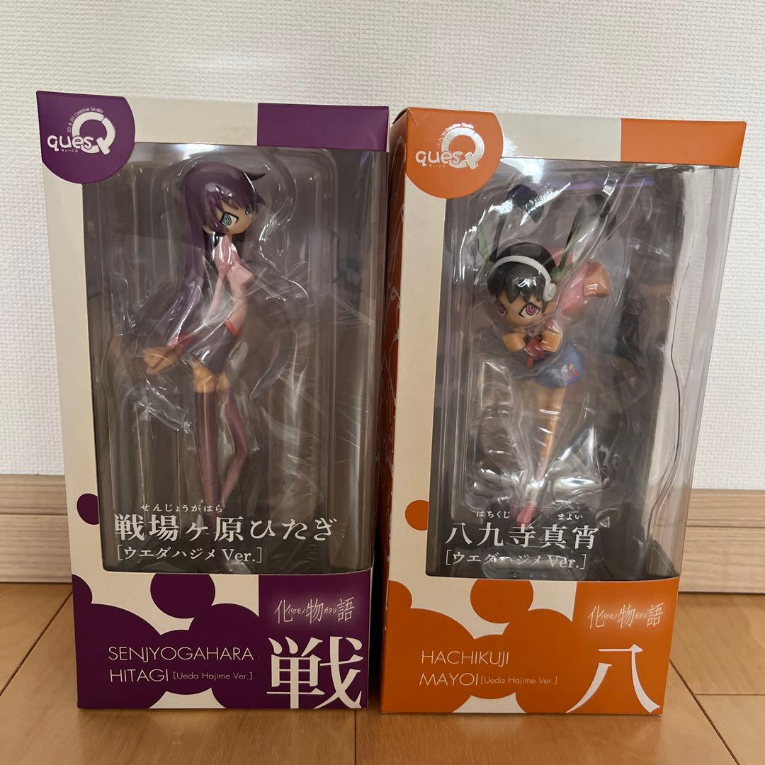 <未開封>化物語　ウエダハジメ Ver. ひたぎ&真宵セット