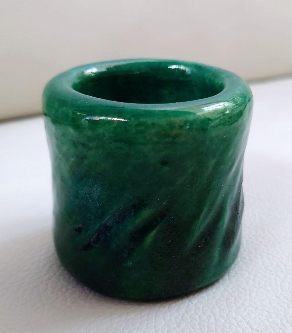 ナオトン千家十職 楽吉左衛門 青ツクネ 蓋置 共箱 即中斎書付 茶道具