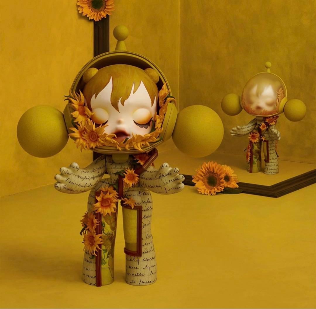 MEGA α SKULLPANDA 400% Van Gogh Museum