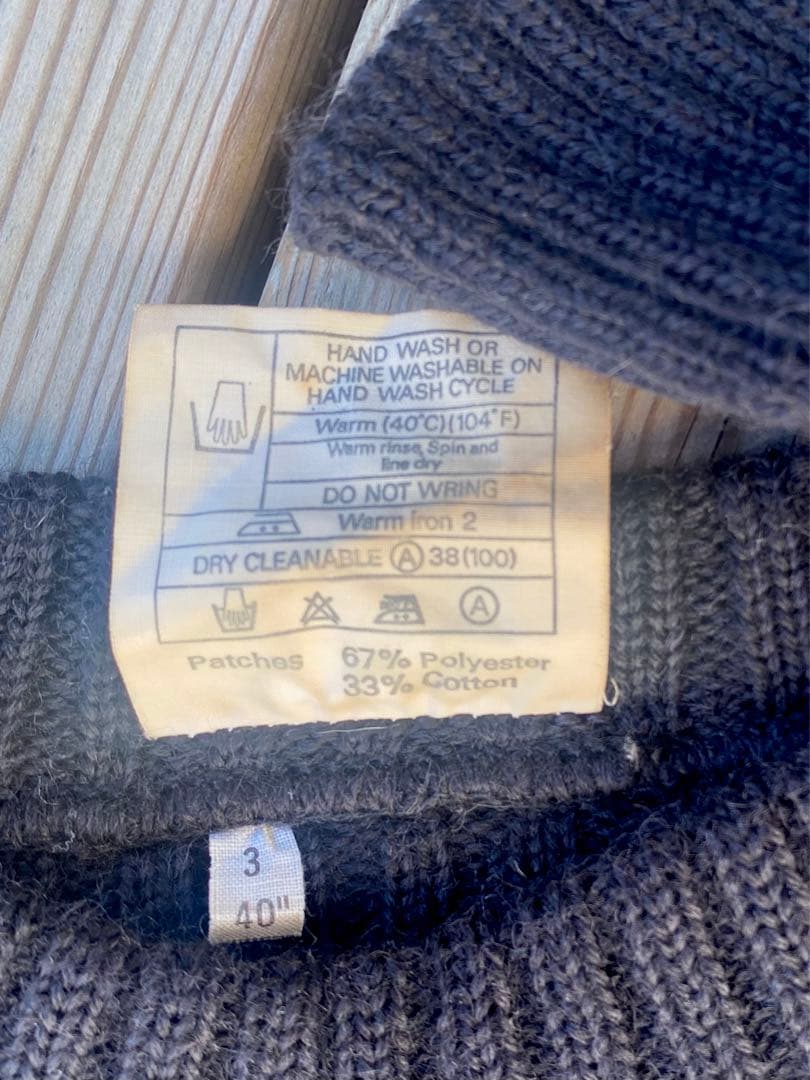 コマンドセーター100%woolサイズ40ミリタリー イギリス製 ヴィンテージ