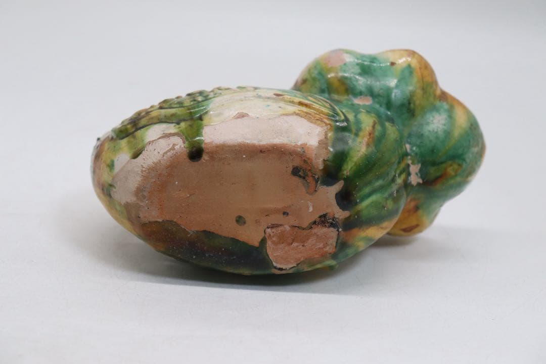 中国　唐三彩　鴨　送料込み250830