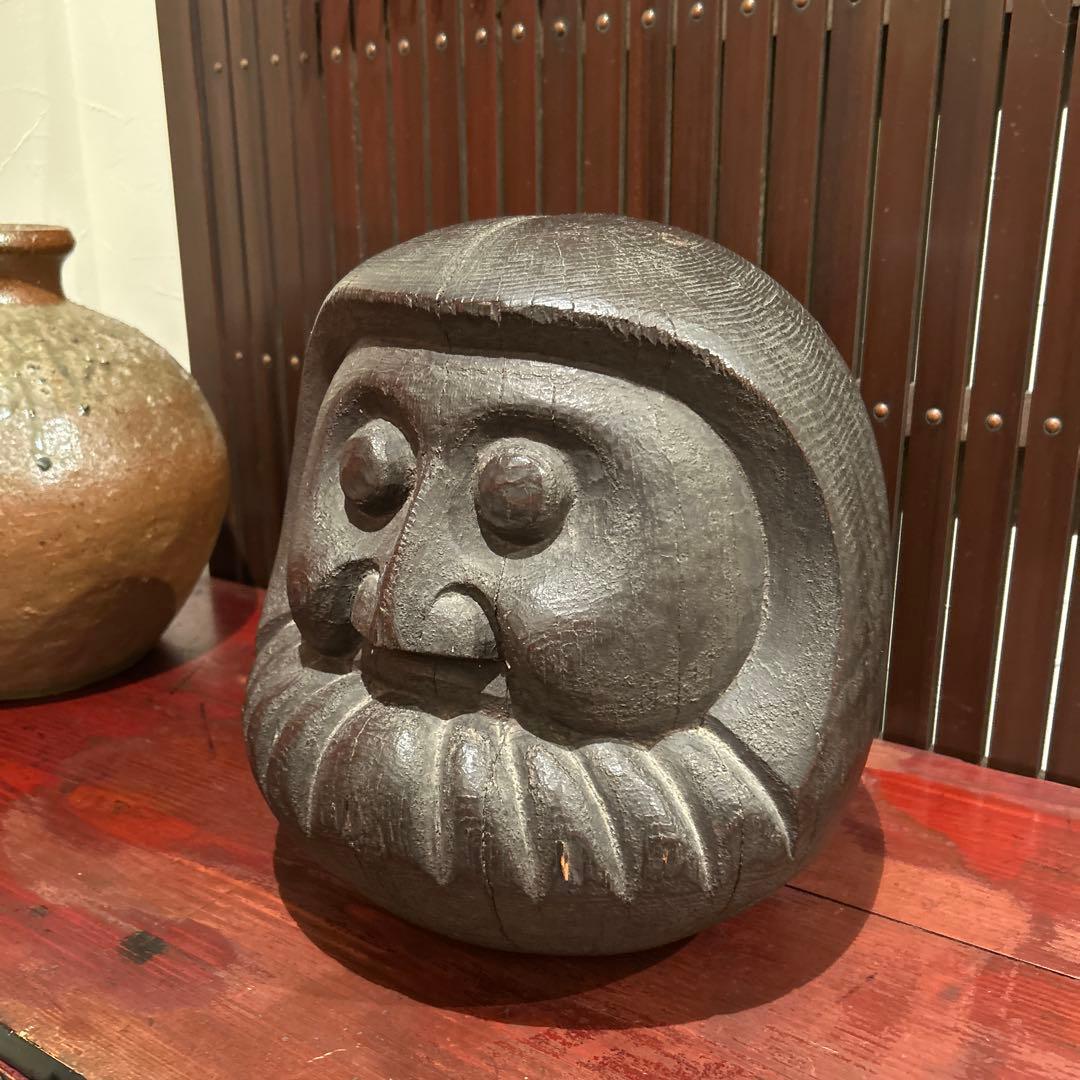 民藝　達磨木型　江戸後期〜