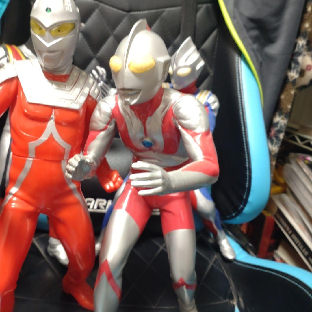 ウルトラマン　ビッグソフビフィギュアセット5体