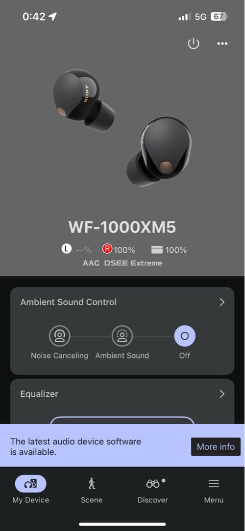 イヤホン SONY wf-1000xm5