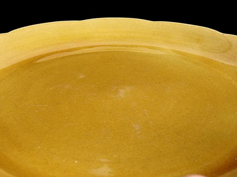 珉平焼　淡路焼　７寸半皿　E699AS-CRu