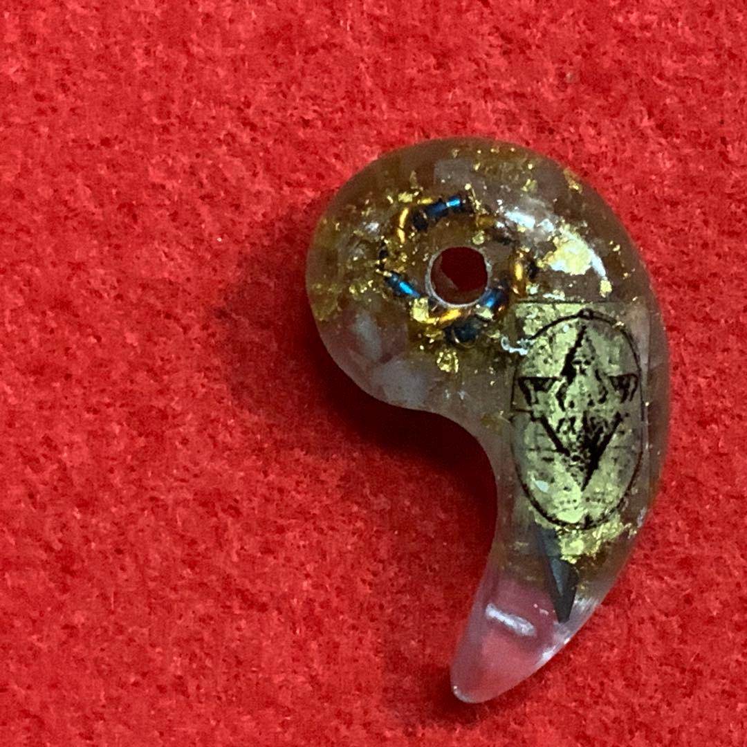 2005【ソロモン王の幸運護符モーセの書】タリズマン勾玉波動コア御守りお守護符