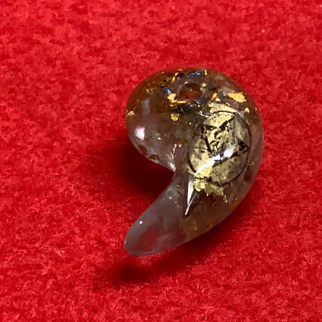 2005【ソロモン王の幸運護符モーセの書】タリズマン勾玉波動コア御守りお守護符