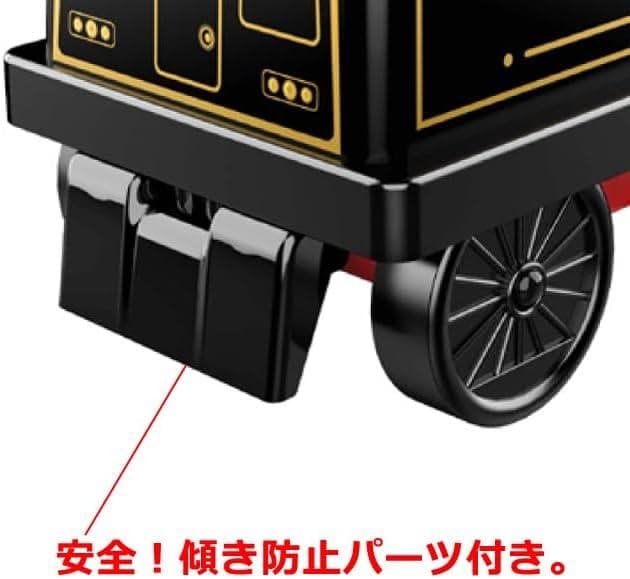 電動乗用 レトロ蒸気機関車SLタイプの電動乗用！ レールを走れてリアル感満載！