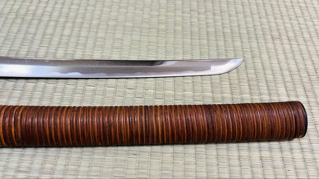 模造刀 大小 2振りセット 藤巻 鍔付き雲龍拵 笄付き 250519-4