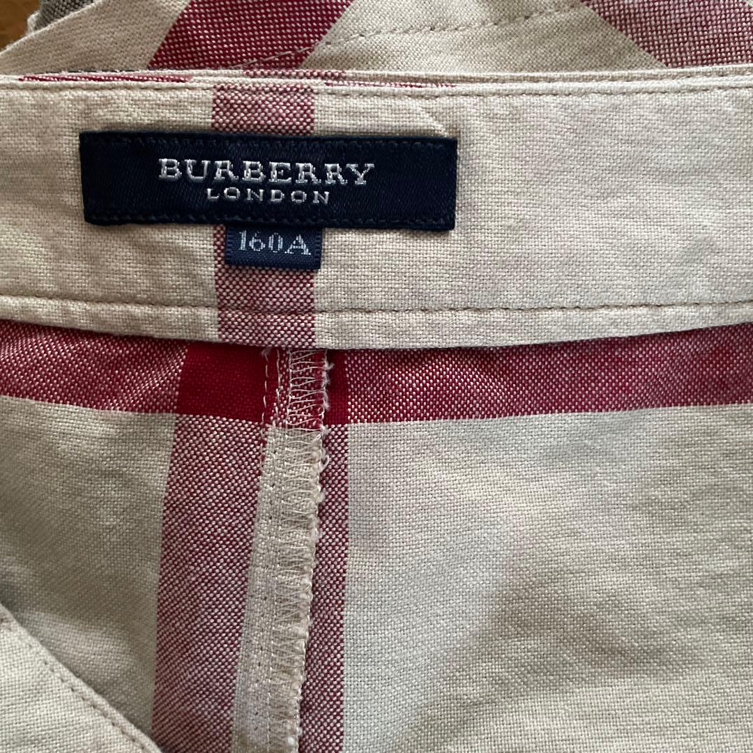 BURBERRY チェック柄 キュロットスカート　S.M