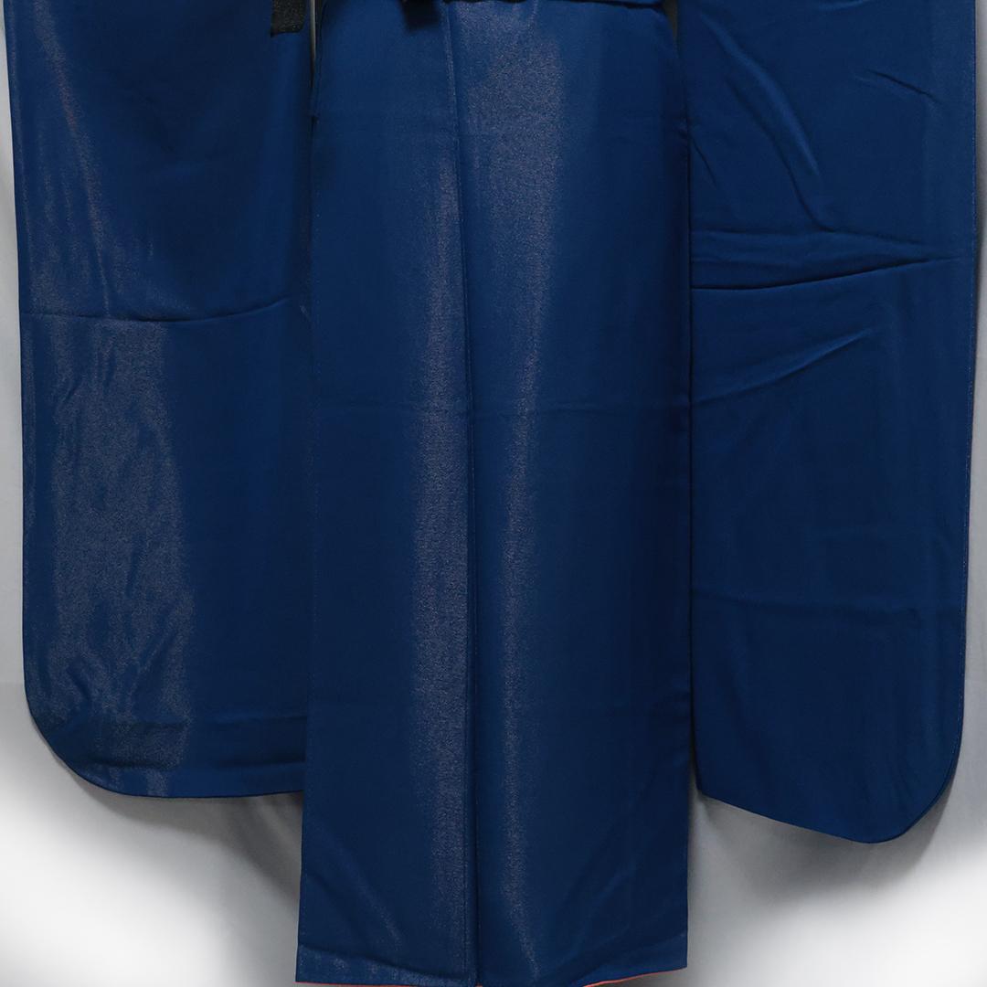 一点のみ！青色◆振袖6点セット160.5cmブルー成人式前撮りフルセットbJ30