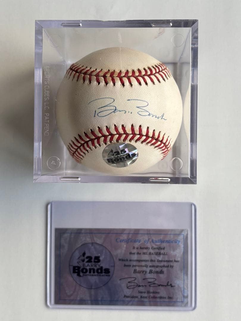 超貴重!! BONDS ボンズ 直筆サインボール(ボンズ公認ホロ&証明書付)