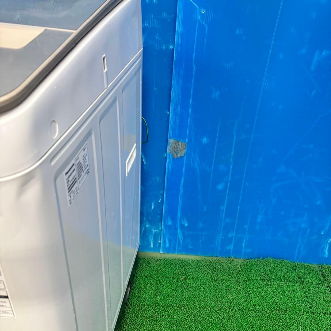 607 パナソニック　大型洗濯機　家庭用　美品　9kg 関東　配送無料　保証付
