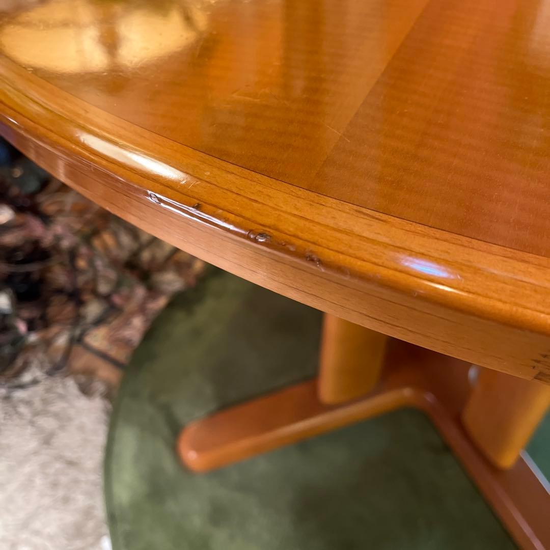 ゆ引き取り価格　カリモク　チターノ　スタイリッシュモダン　ラウンドテーブル