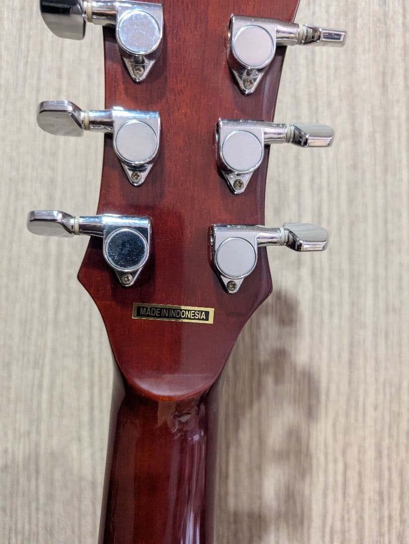 良音/Epiphone　AJ-10 改チューナー付エレアコ　ケース付