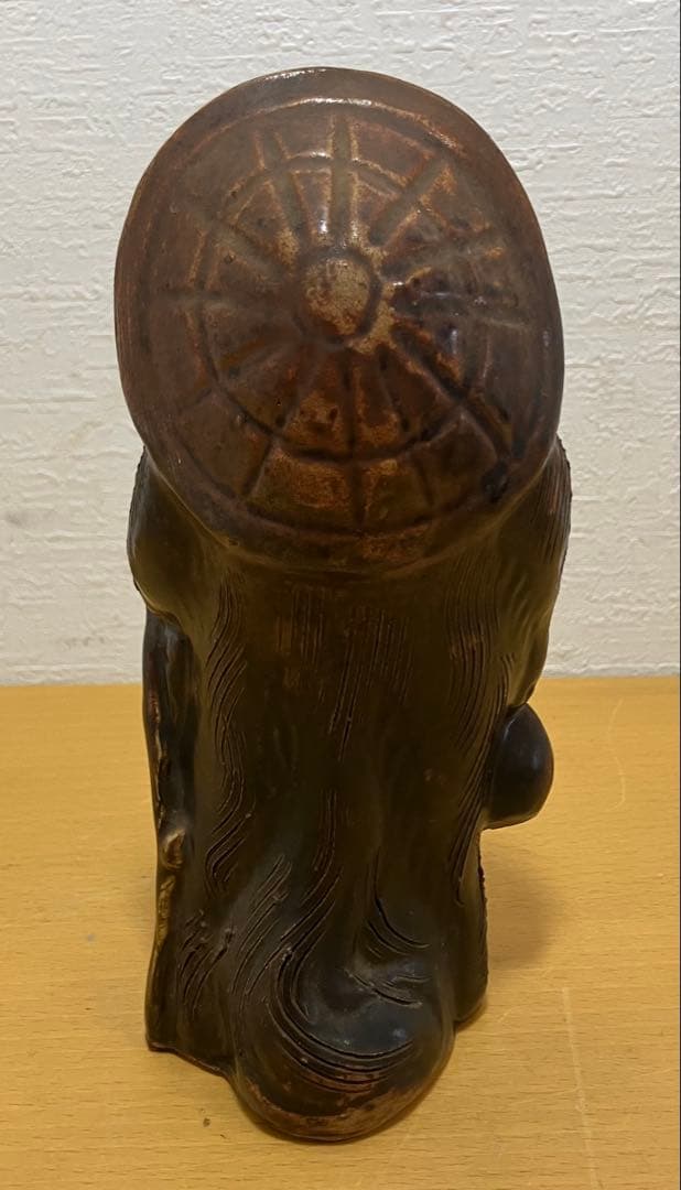 【たぬき/狸】縁起物　インテリア　オブジェ　工芸品　焼物　信楽焼？