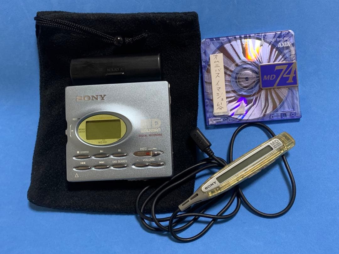 SONY 　MZ-R91 　ポータブルMDウォークマン 動作品