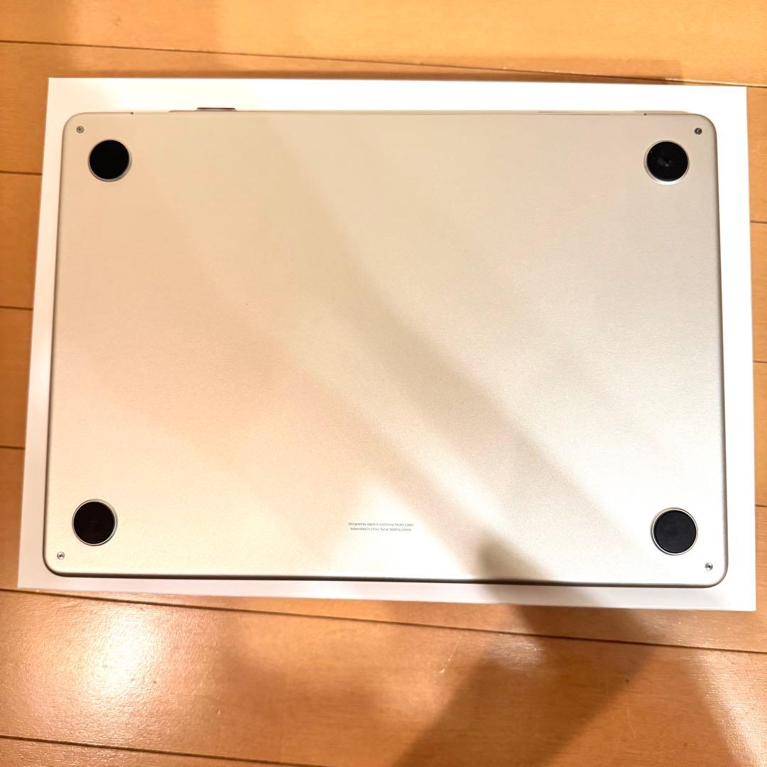 【美品】MacBookAir M2スターライト 日本語キーボード