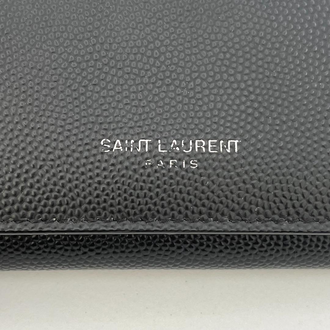 サンローラン　キーケース　ブラック　レザー