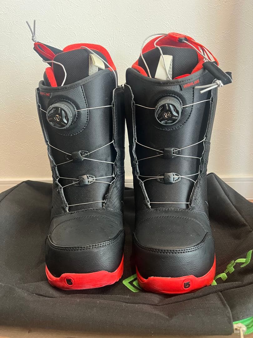 BURTON スノーボードブーツ ブラック/レッド
