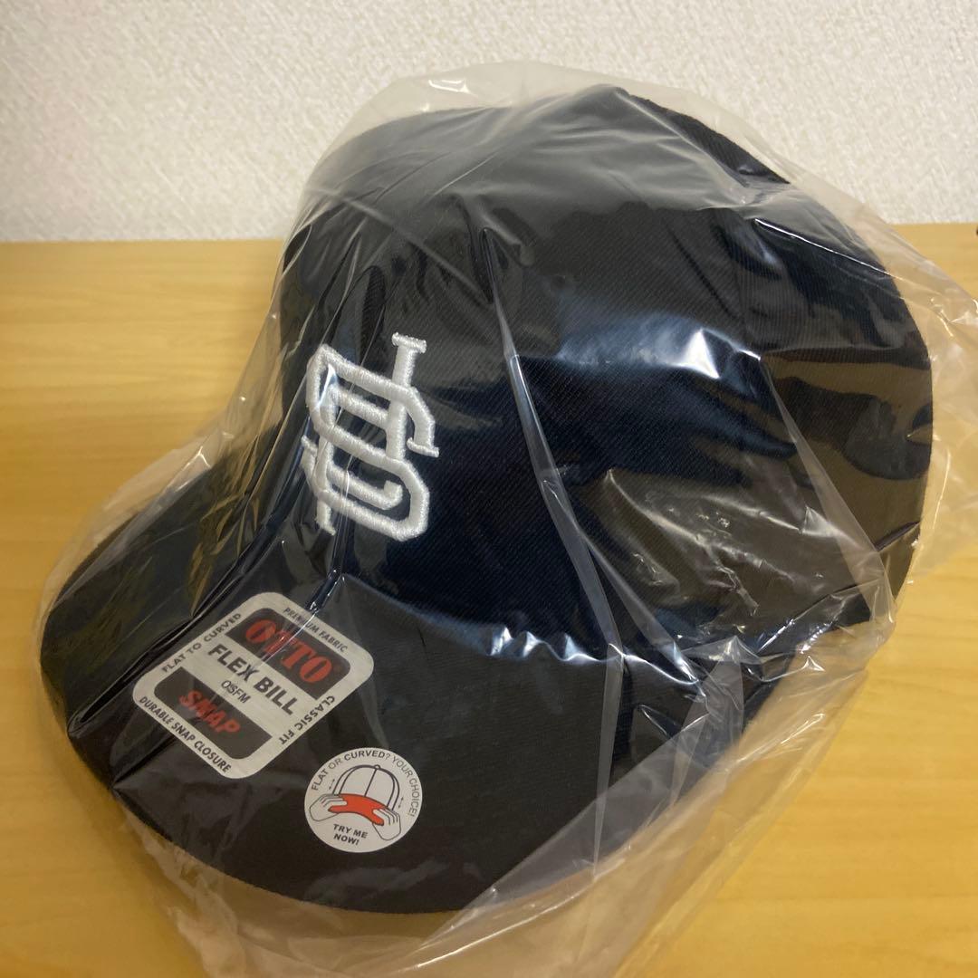 deps BASEBALL LOGO CAP【BLACK×WHITE】