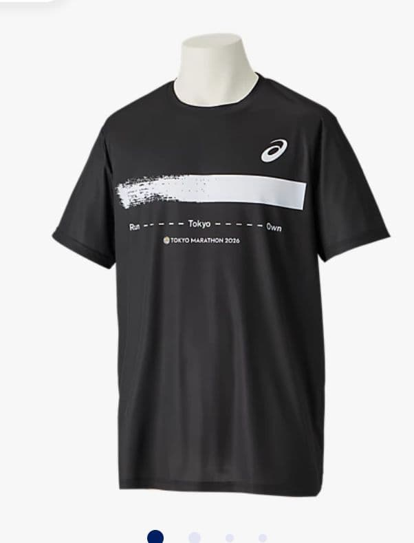 ASICS 東京マラソン2026 Tシャツ XL ブラック