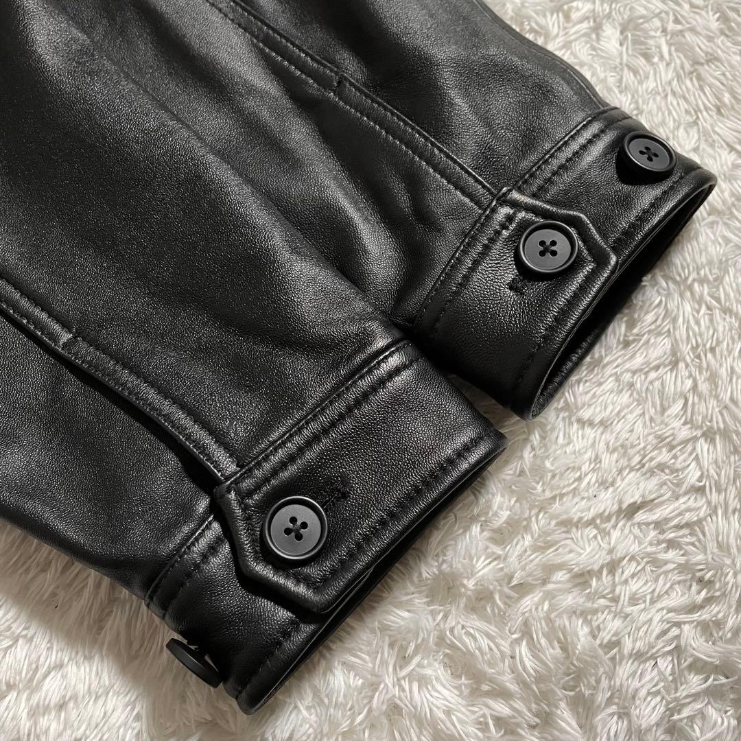 ジャケット・アウター LFYT MONOGRAM LF LOGO LAMB LEATHER JKT