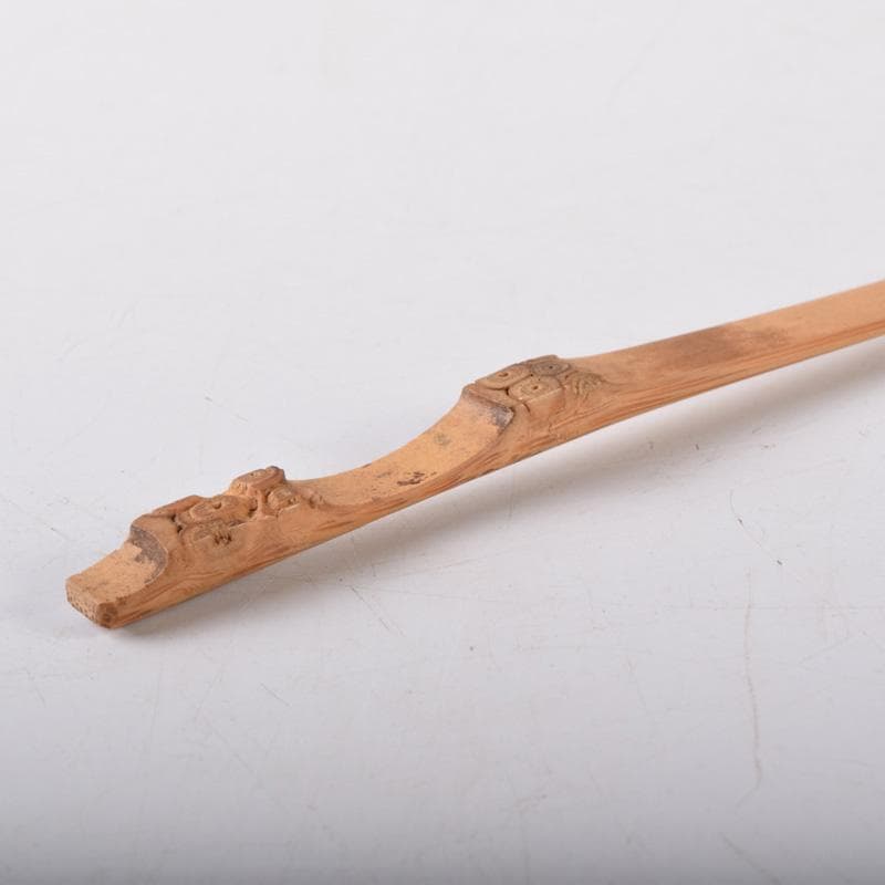 茶道具　西川楳玄下削　茶杓　東慶寺　井上禅定書付　共筒共箱　V　7337