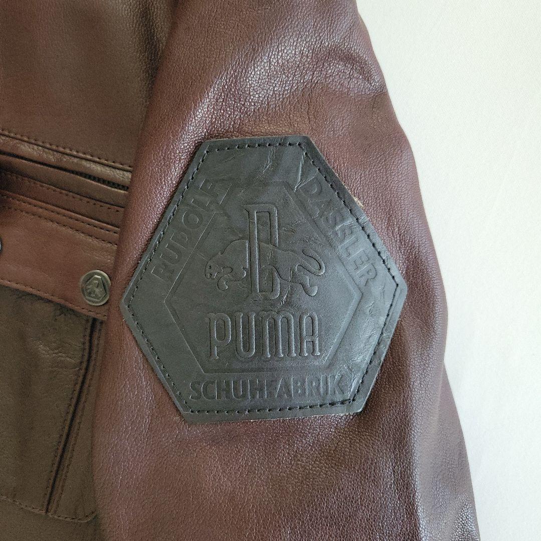 PUMA プーマ　レザージャケット　S　ルドルフダスラー　革ジャン ライダース