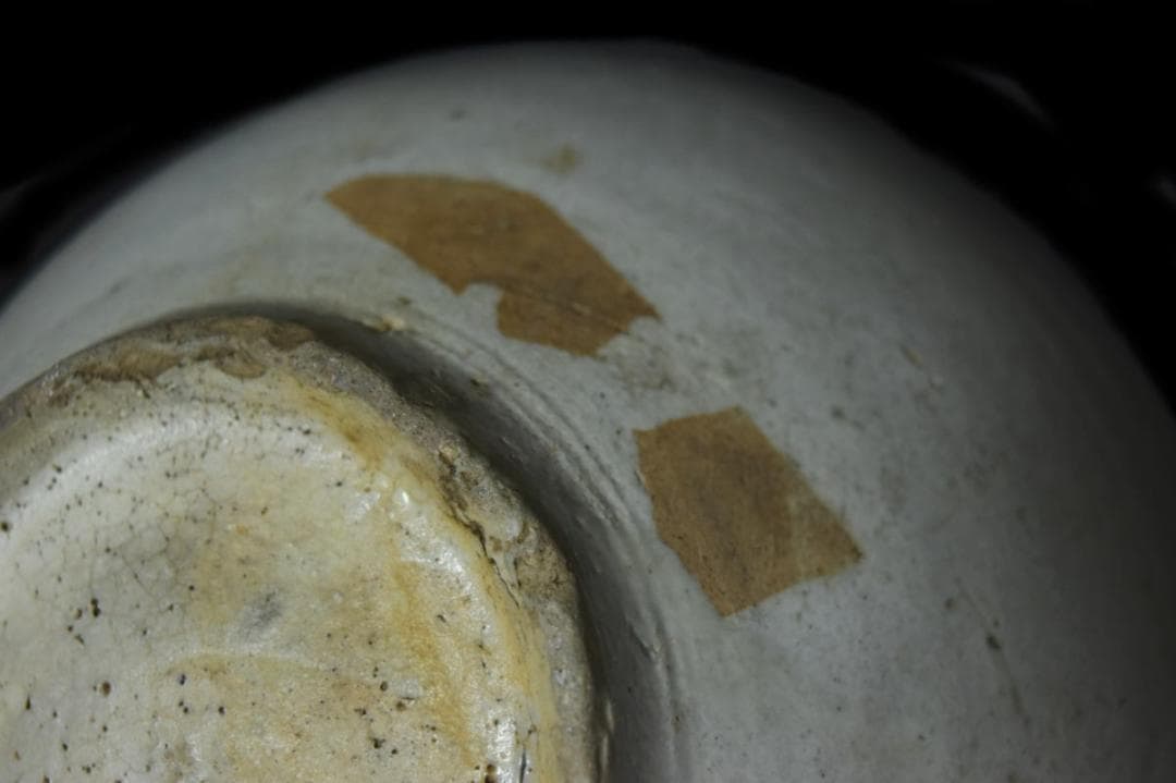 李朝 壺 江戸期 染付 朝鮮 韓国 茶道具 焼物 水指 入手困難WWTT115