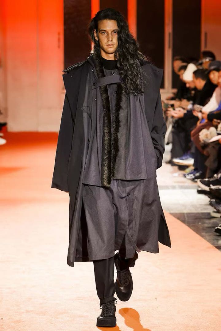 ヨウジヤマモト プールオム 18AW Double Hooded ドレスコート