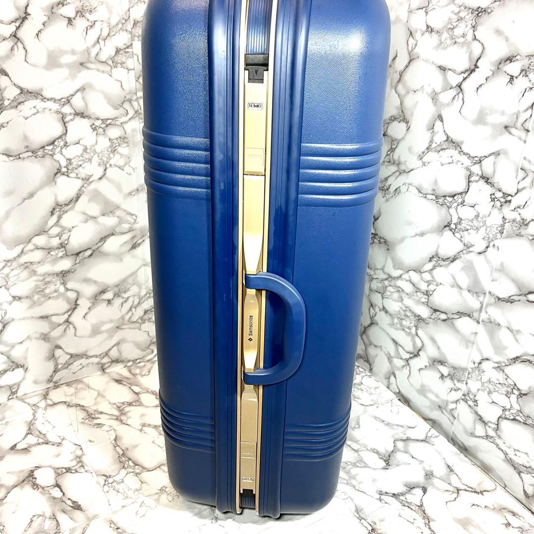 美品　Samsonite　サムナイト　キーロック式　大型スーツケース