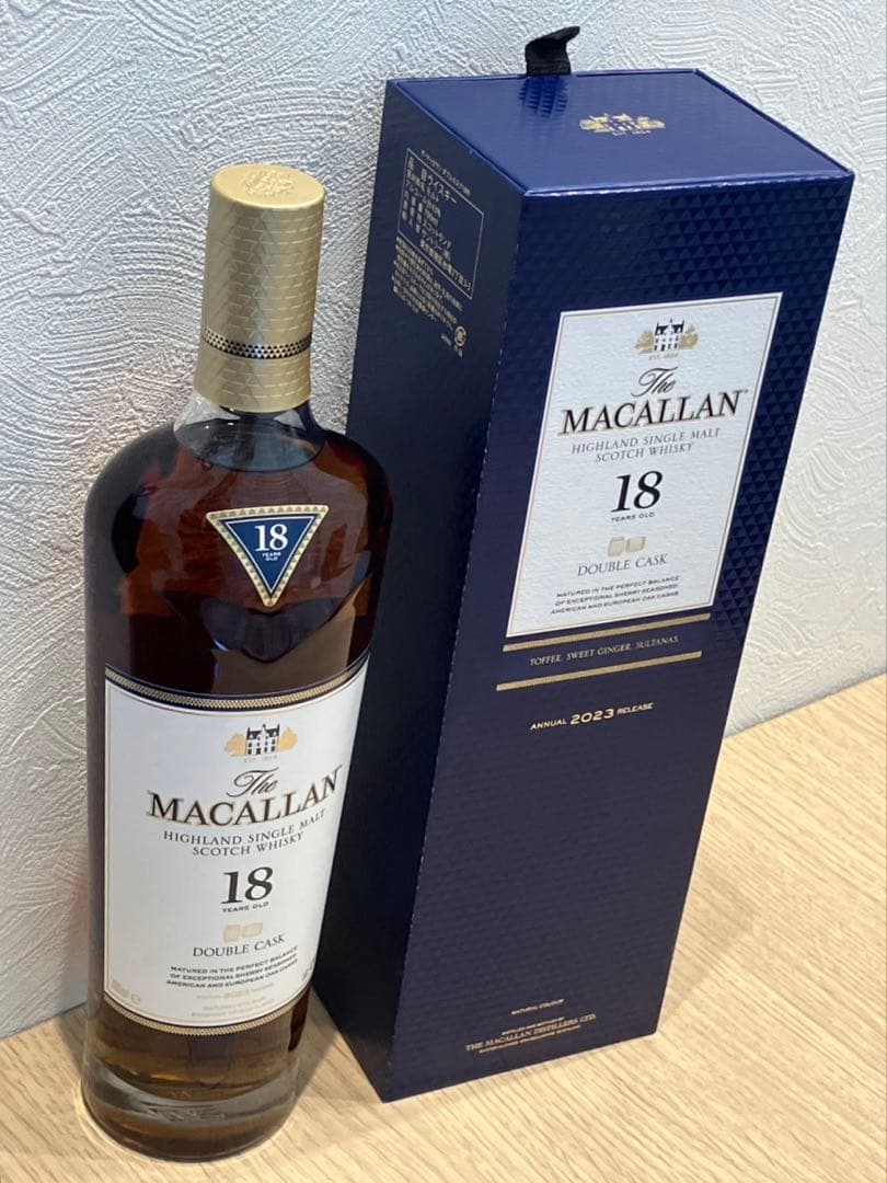 【未開栓】 ザ・マッカラン18年 ダブルカスク 700ml