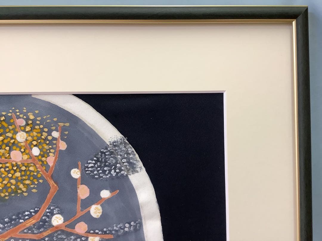 安達雅一　「白い風」工芸　染額　染織工芸作家　東京友禅　日展会友・日本工芸会会員