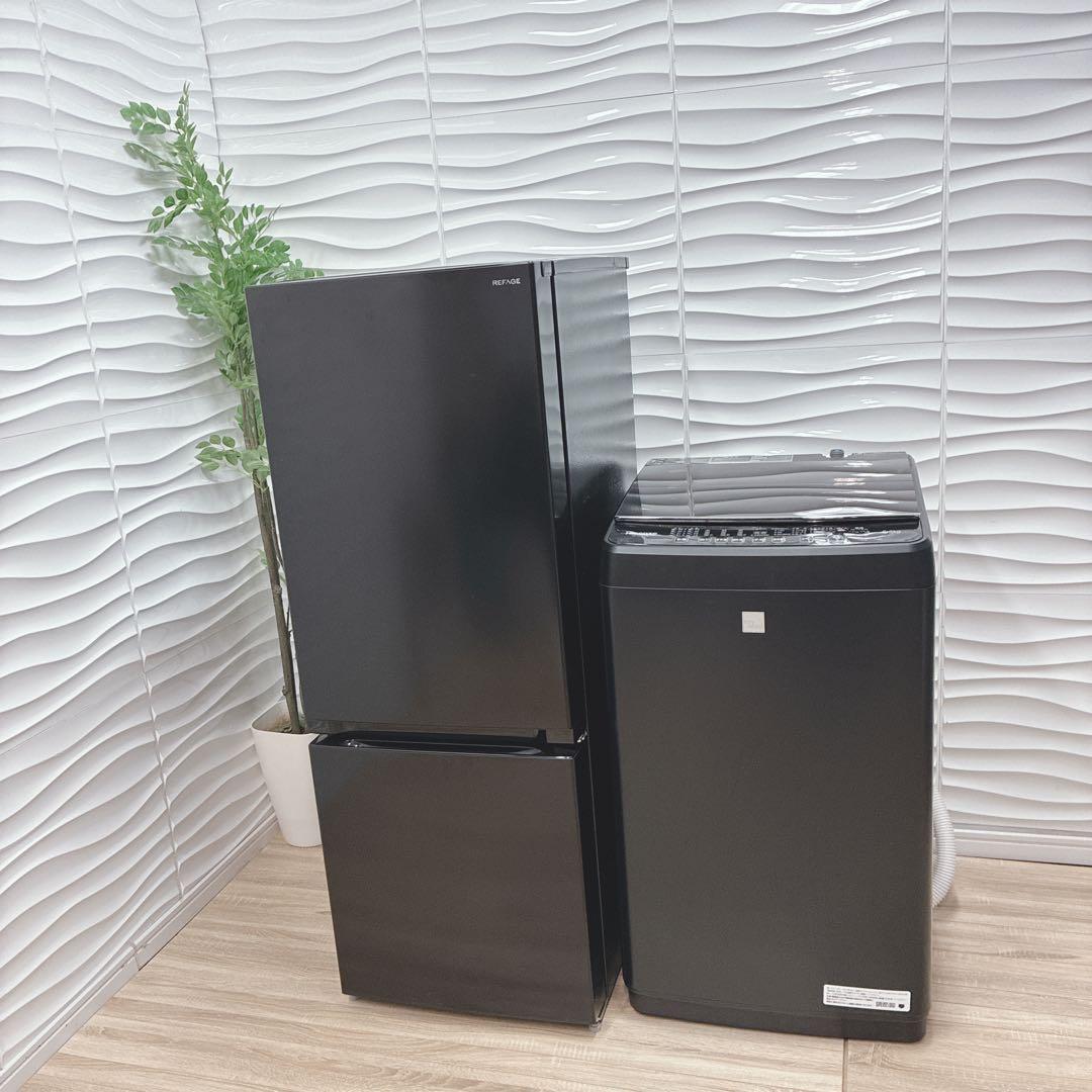 ◇大阪府神戸市配達無料！5ヶ月保証◇ヤマダ冷蔵庫◇ハイセンス洗濯機◇ブラック◇