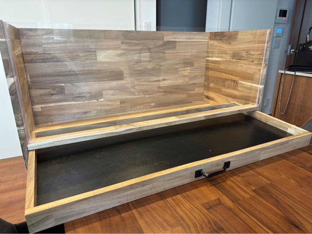 新品 木製ケージ 引き出し付き オーダー 小動物 ハムスター ハリネズミ 爬虫類