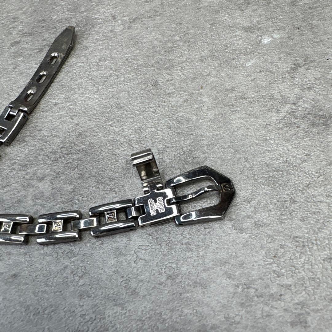 美品！Leda SILMA SPORTS レダジルマ シルバーベルトブレスレット