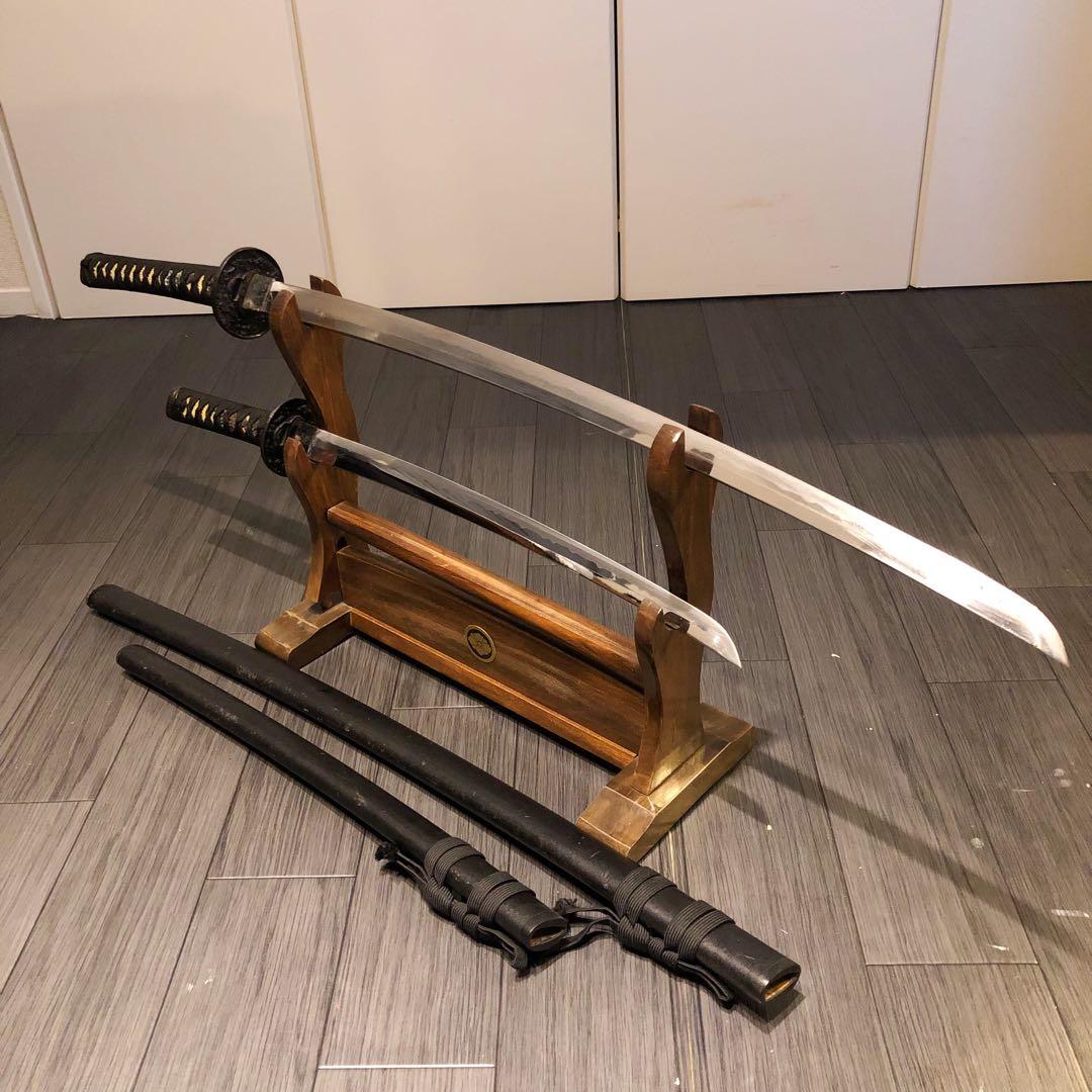 高級模造刀　高級居合刀　 大小セット　脇差