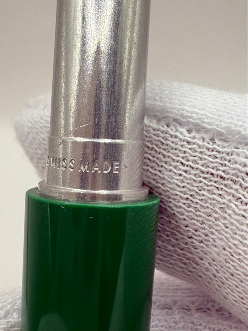 ROLEX 緑色 ボールペン 専用ケース付き