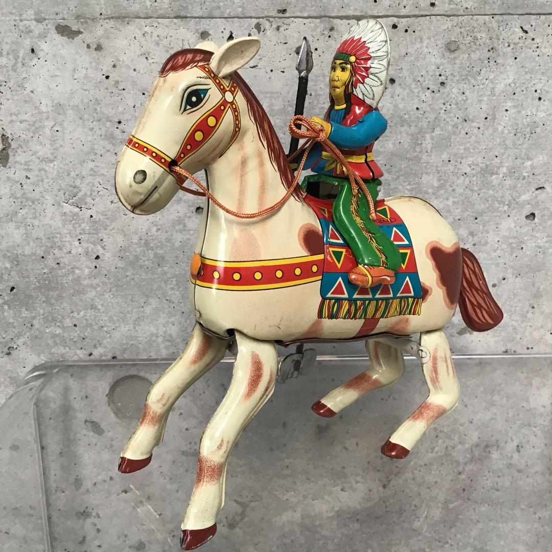 50年代 ブリキのおもちゃ 『 アパッチライダー』 日本製 美品